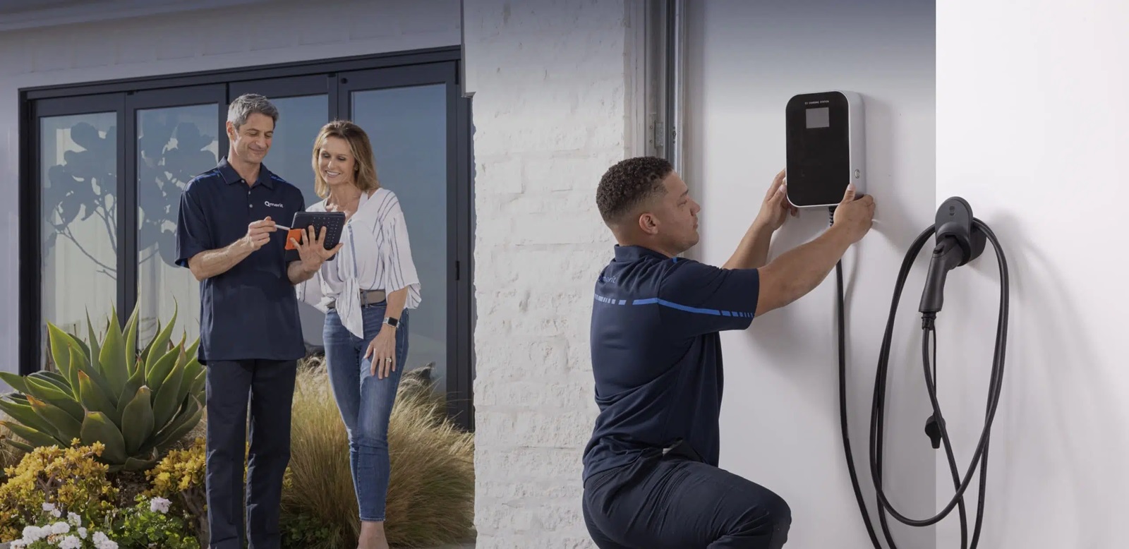 Professional EV charger installation by certified technicians